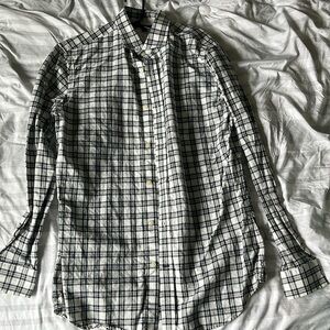 Men’s checkered banana republic shirt